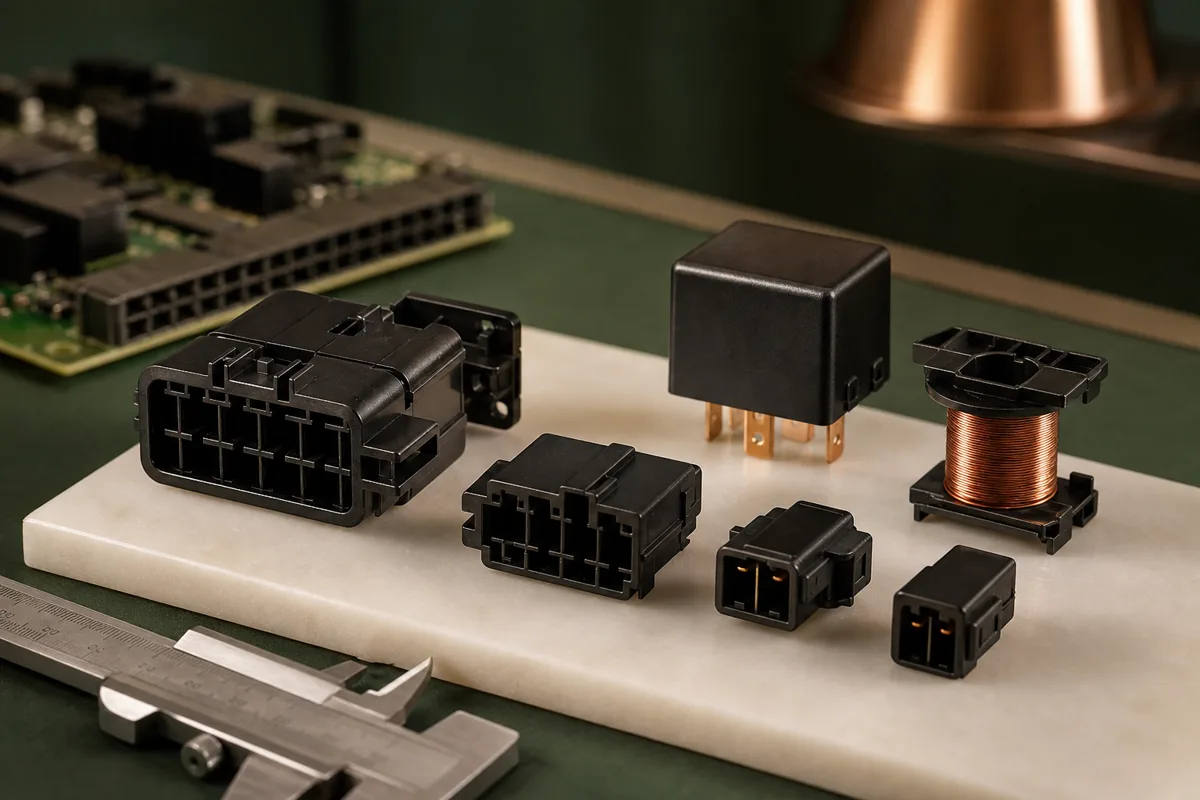 PBT — Electrical connectors and coil bobbins